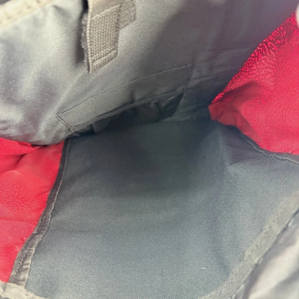 Nike Air Jordan Jumpman Top Loader Large Backpack-Black/Red Padded Straps/Back‎